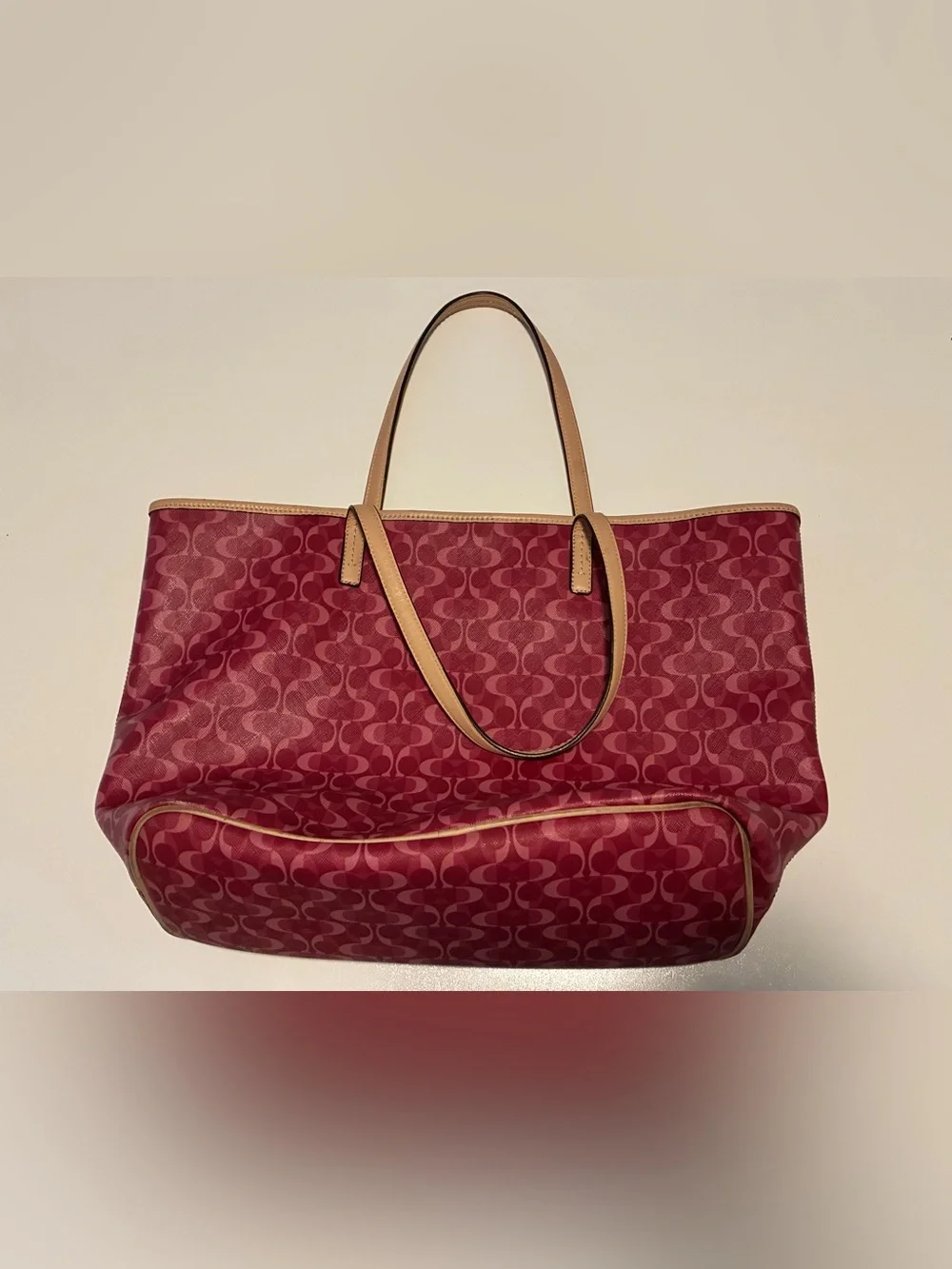 Pink/Purple Coach Park Large Metro Tote - Dream C Bag